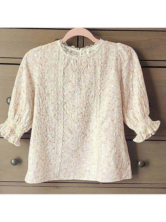 Aura Tops - AURA Cream Lace Women's Top